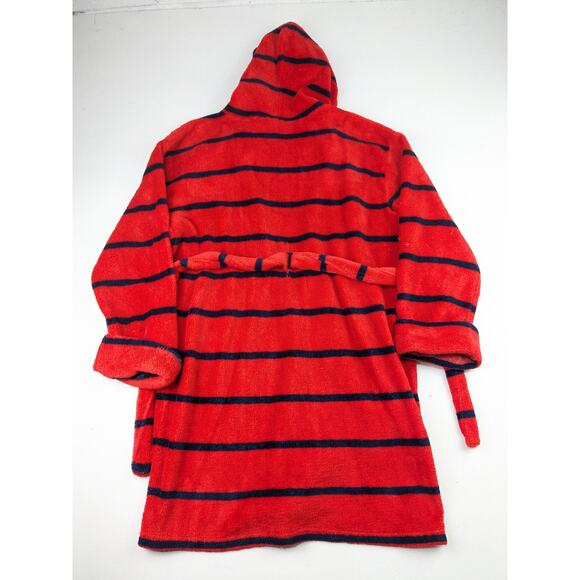 Gap Orange/Navy Stripe Fleece Robe - Picture 6 of 7
